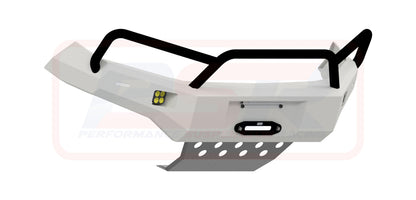 Mazda BT-50 TF 21-24 Ambush Customer Painted Triple Hoop Bar, Pre-Runner Infill (1" Body Lift), Standard Silver Fairlead