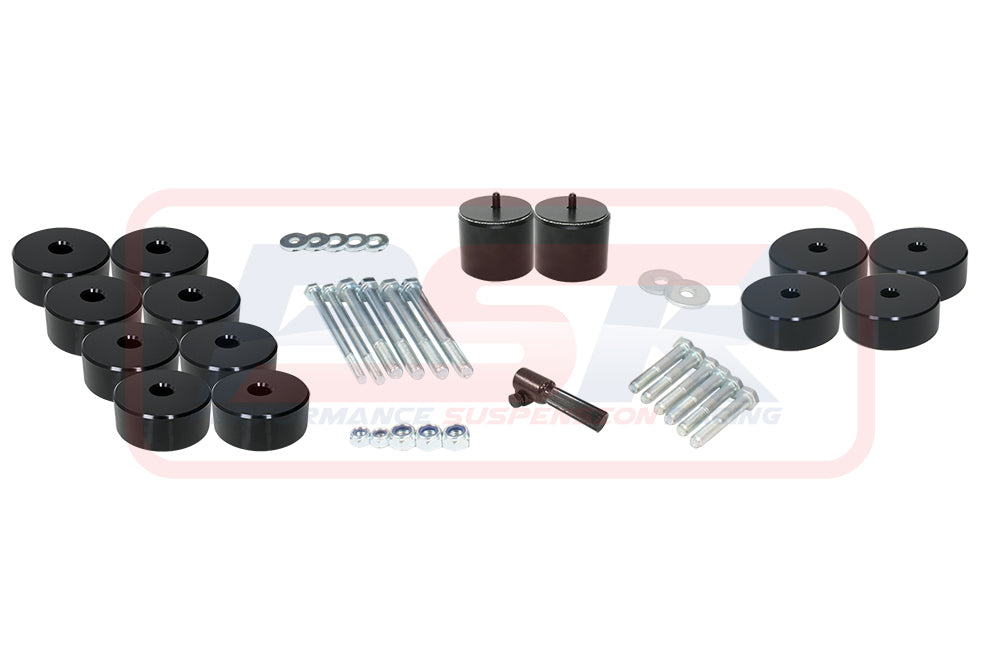 Isuzu D-Max 3 / Mazda BT-50 TF 2021-ON 1" Body Lift Kit (Dual Cab with Tub)
