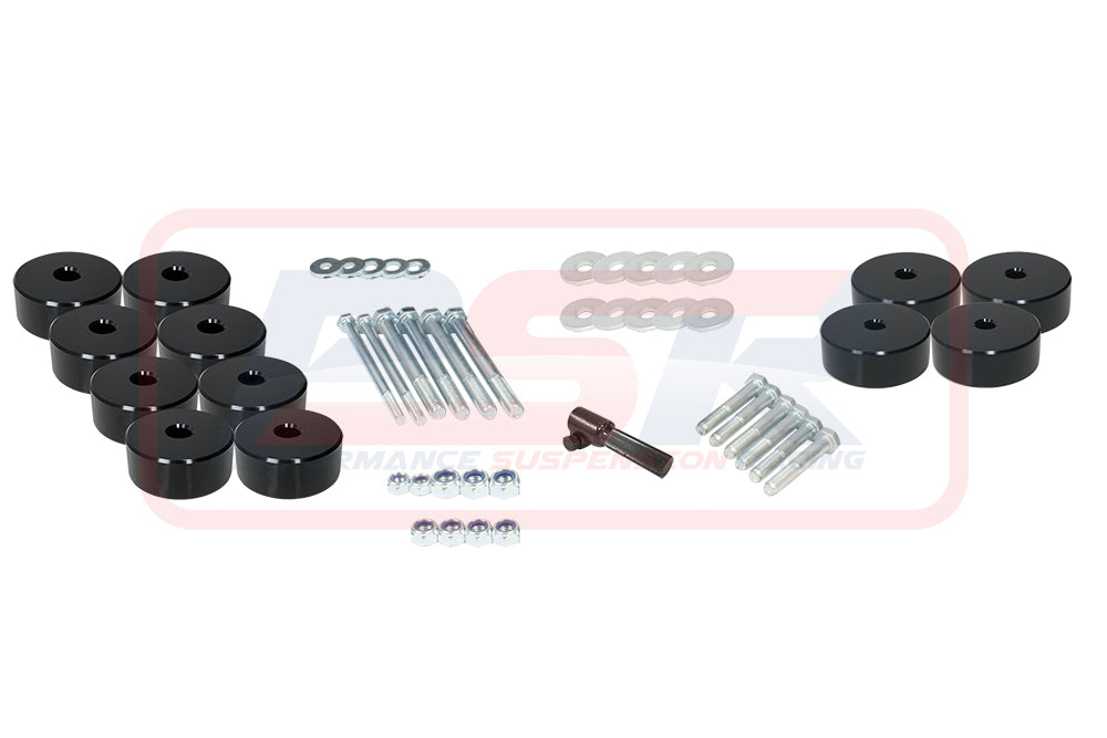 Isuzu D-Max 3 / Mazda BT-50 TF 2021-ON 1" Body Lift Kit (Dual Cab with Tray)