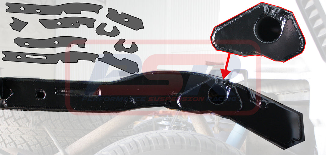 Mitsubishi MQ Triton Weld On chassis Brace Kit (9 plates)