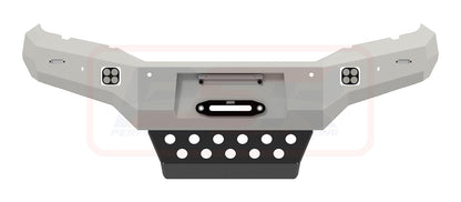 Mitsubishi MR Triton Ambush Customer Painted Hoopless Bar, Pre-Runner Infill (1" Body Lift), Splash Guards, Slimline Black Fairlead, Sensors