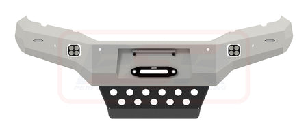 Mitsubishi MR Triton Ambush Customer Painted Hoopless Bar, Pre-Runner Infill (1" Body Lift), Slimline Silver Fairlead, Sensors