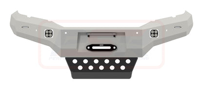 Mitsubishi MR Triton Ambush Customer Painted Hoopless Bar, Pre-Runner Infill (No Body Lift), Splash Guards, Slimline Silver Fairlead, Sensors