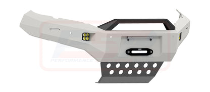 Mitsubishi MR Triton Ambush Satin Black Sheet Metal Hoop Bar, Pre-Runner Infill (2" Body Lift), Slimline Silver Fairlead, Sensors