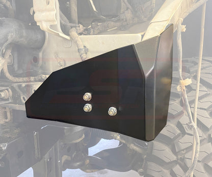 Mitsubishi MR Triton Ambush Satin Black Sheet Metal Hoop Bar, Pre-Runner Infill (2" Body Lift), Standard Silver Fairlead