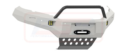 Mitsubishi MR Triton Ambush Customer Painted Single Hoop Bar, Pre-Runner Infill (1" Body Lift), Splash Guards, Standard Black Fairlead