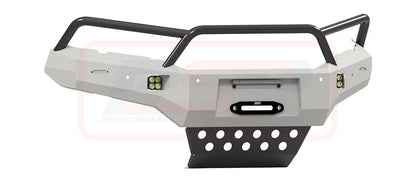 Mitsubishi MR Triton Ambush Satin Black Triple Hoop Bar, Pre-Runner Infill (No Body Lift), Slimline Black Fairlead