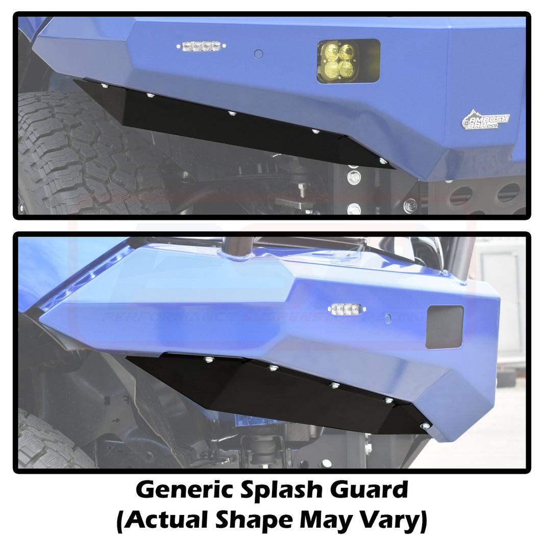 Mitsubishi MQ Triton Ambush Satin Black Single Hoop Bar, Pre-Runner Infill (1" Body Lift), Standard Silver Fairlead