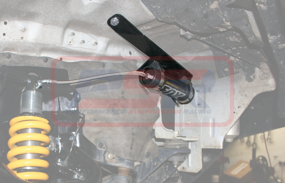 Nissan Navara D22 Front Remote Reservoir Mount (Includes rubber mounts)