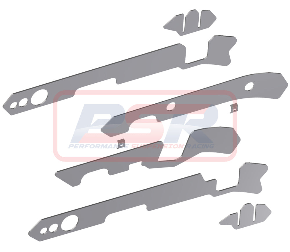 Nissan Navara D40 Weld On Chassis Brace Kit (Spanish Only, 6 Plates)