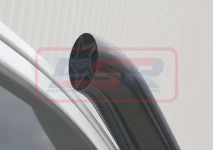 Nissan Navara NP300 4" Stainless Snorkel and Airbox (Powdercoated Finish) with Silver Cap