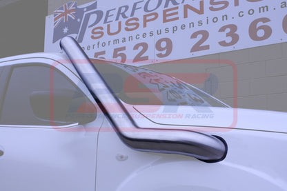 Nissan Navara NP300 4" Stainless Snorkel and Airbox (Satin Finish) with Silver Cap