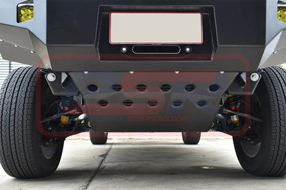 Nissan Navara NP300 Ambush Customer Painted Triple Hoop Bar, Pre-Runner infill (1" lift), Splash Guards, Standard Silver Fairlead