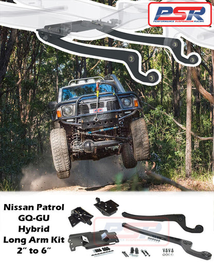 Nissan Patrol GQ-GU Hybrid Long Arm 2" Suits TD4.2, TB4.2, ZD30, TB45, TB4.8 MANUAL, TB4.2, TB4.8 AUTO - NO SWAY BAR - NO ABS