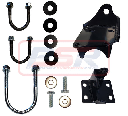 Nissan Patrol GQ-GU Steering Damper High Clearance Relocation Bracket (Suits Pin Style Damper)(Suits 35-38mm Bar)