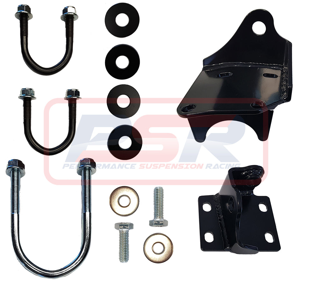 Nissan Patrol GQ-GU Steering Damper High Clearance Relocation Bracket (Suits Pin Style Damper)(Suits 35-38mm Bar)