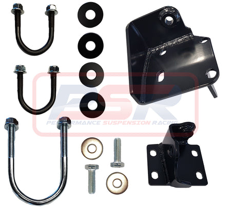 Nissan Patrol GQ-GU Steering Damper High Clearance Relocation Bracket (Suits Tapered Pin Style Damper GUII Wagon only)(Suits 35-38mm Bar)
