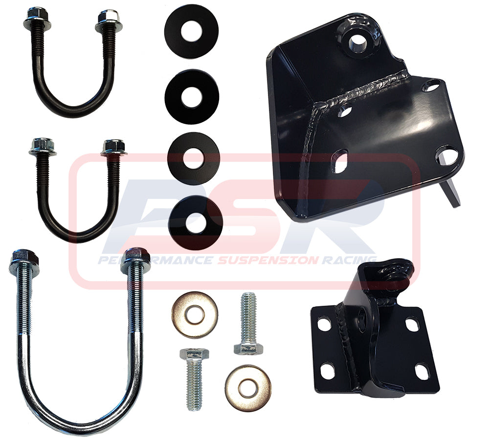 Nissan Patrol GQ-GU Steering Damper High Clearance Relocation Bracket (Suits Tapered Pin Style Damper GUII Wagon only)(Suits 35-38mm Bar)