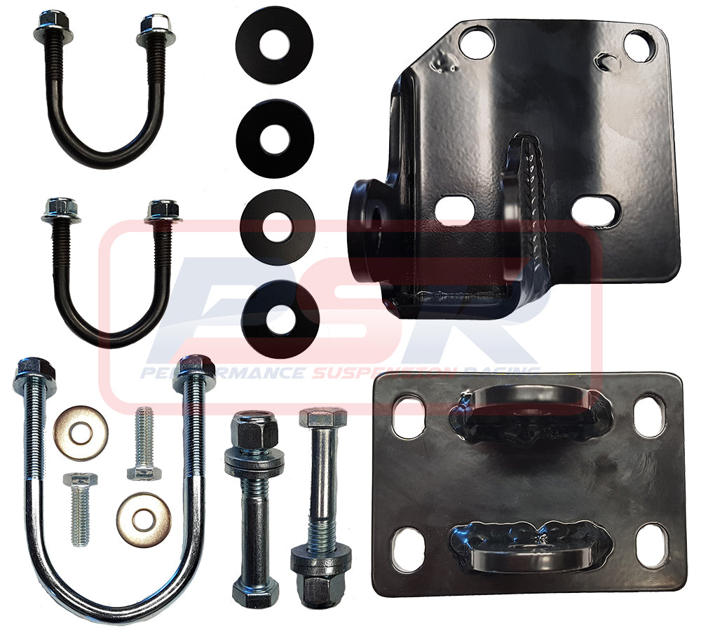 Nissan Patrol GQ-GU Steering Damper High Clearance Relocation Bracket (Suits Fox/Kings 1/2" heims)(Suits 35-38mm Bar)