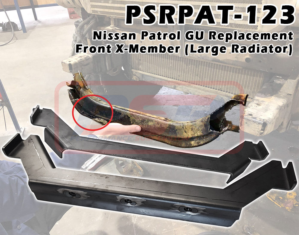 Nissan Patrol GU Replacement Front X-Member (Large Radiator)