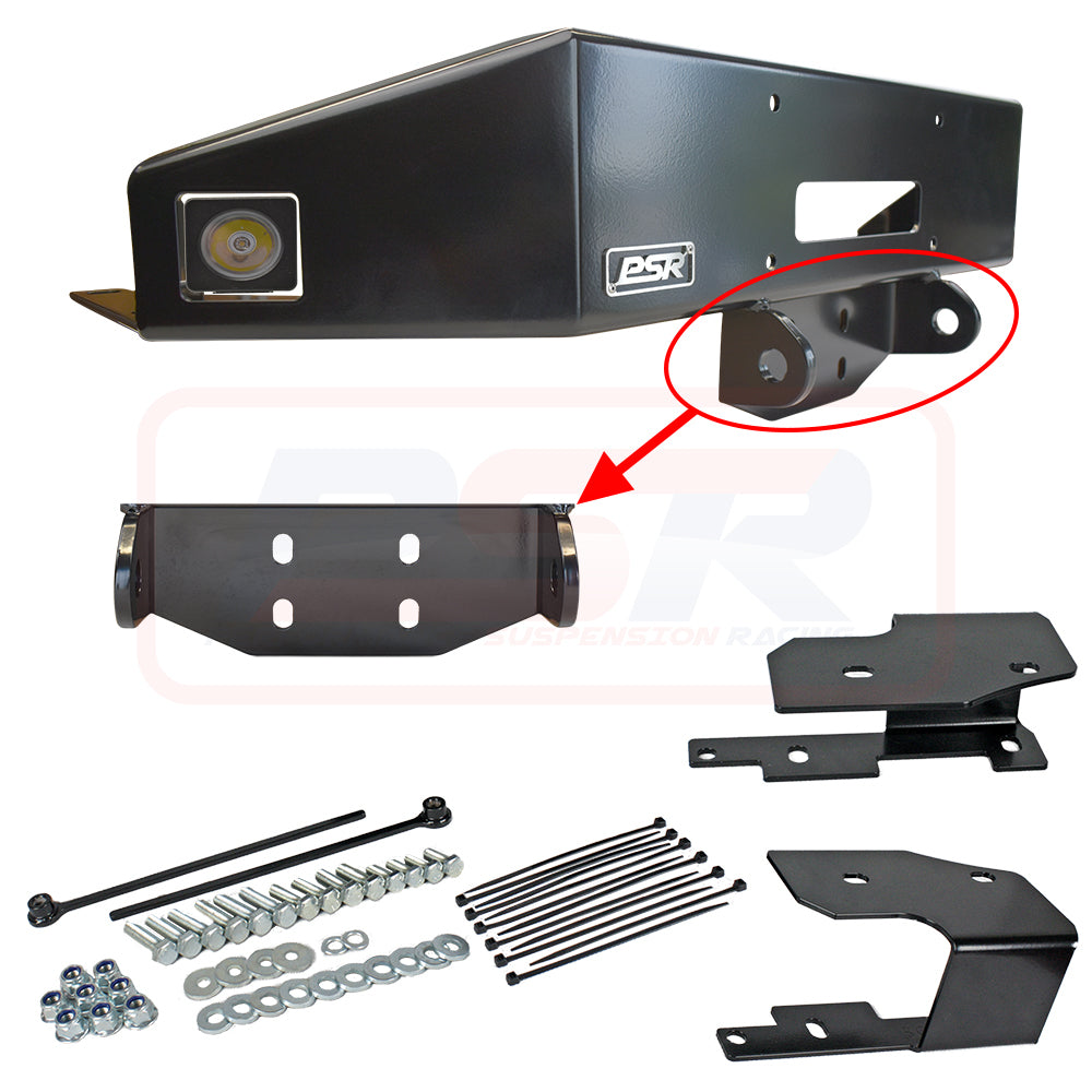 Nissan Patrol GQ-GU Coil Cab Rear Winch Cradle with Carbon Winches CW-12K