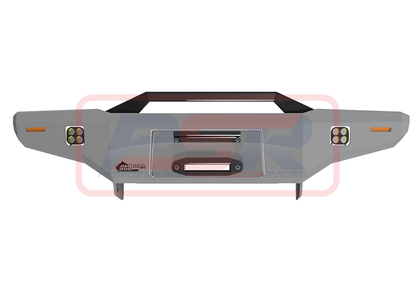 Nissan Patrol GU Series 1-2-3 Ambush Customer Painted Sheet Metal Hoop Bar, Standard Black Fairlead