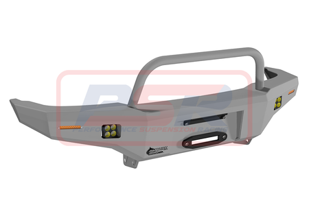 Nissan Patrol GU Series 1-2-3 Ambush Customer Painted Single Hoop Bar, Standard Silver Fairleads