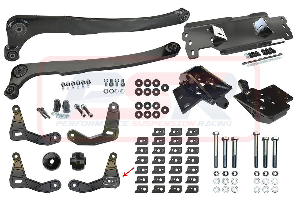 Nissan Patrol GQ-GU Wizard Flex Pro Hybrid Long Arm Kit - SUITS RD2.8 MANUAL - NO SWAY BAR - NO ABS