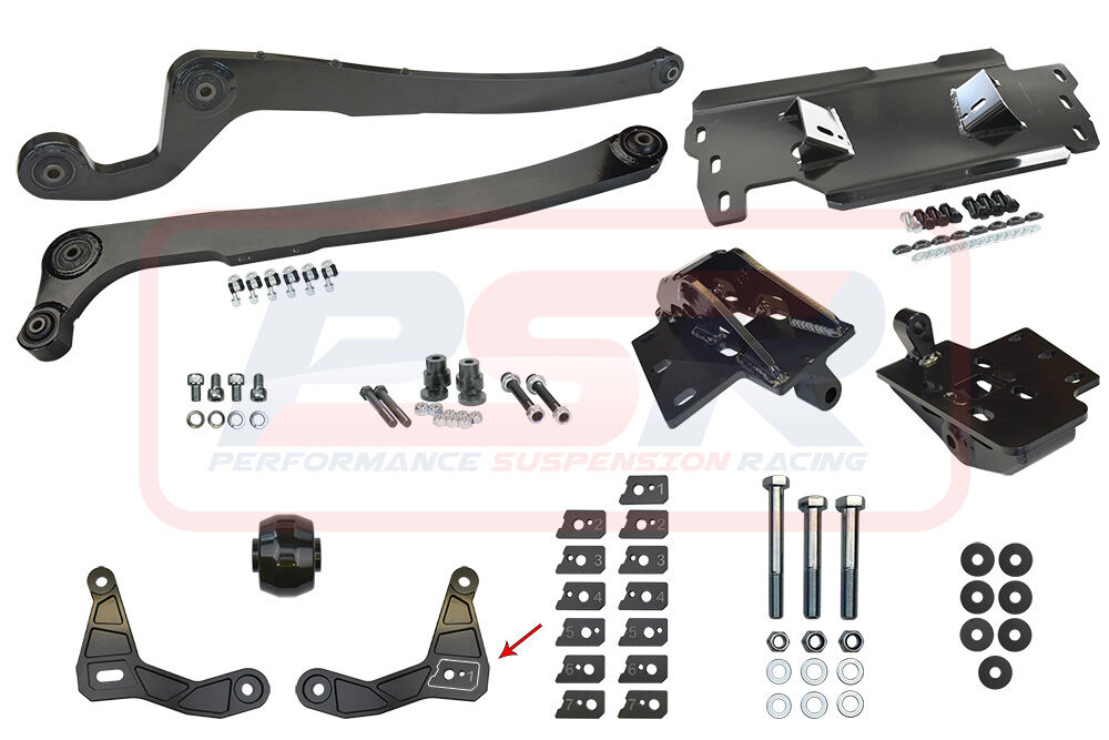 Nissan Patrol GQ-GU Wizard Flex Hybrid Long Arm Kit 2" - SUITS RD2.8 MANUAL - NO SWAY BAR - ABS