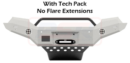 Ford Ranger PX MK2 8/15-7/18 Ambush Customer Painted Low Single Hoop Bar, Infill (1" Body Lift), Guards, Standard Black Fairlead, Tech, Kut Snake Ext