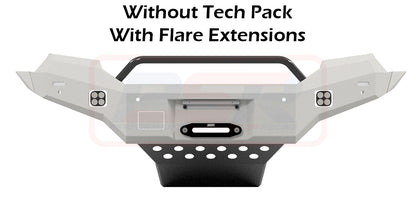 Ford Ranger PX MK2 8/15-7/18 Ambush Customer Painted Low Single Hoop Bar, Pre-Runner Infill (2" Body Lift), Standard Black Fairlead, Tech, Factory Ext