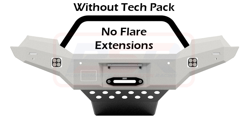 Ford Ranger PX MK2 8/15-7/18 Ambush Satin Black Single Hoop Bar, Infill (2" Body Lift), Slimline Black Fairlead, Sensors, Kut Snake Ext