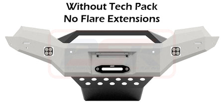 Ranger PX MK3 8/18-ON Ambush Customer Painted Sheet Metal Hoop Bar, Infill (1" Body Lift), Guards, Slimline Black Fairlead, Factory Ext