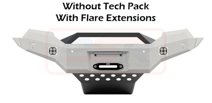 Ranger PX MK3 8/18-ON Ambush Customer Painted Sheet Metal Hoop Bar, Infill (1" Body Lift), Guards, Slim Black Fairlead, Tech, Factory Ext