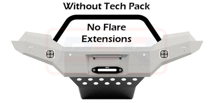 Ranger PX MK3 8/18-ON Ambush Customer Painted Single Hoop Bar, Infill (2" Body Lift), Guards, Slim Black Fairlead, Tech, Kut Snake Ext, Wildtrak
