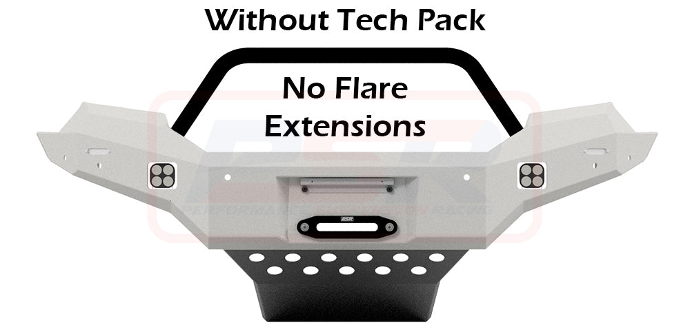 Ranger PX MK3 8/18-ON Ambush Customer Painted Single Hoop Bar, Pre-Runner Infill (1" Body Lift), Slimline Black Fairlead, Tech, Kut Snake Ext