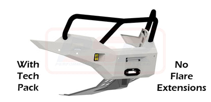 Ranger PX MK3 8/18-ON Ambush Satin Black Triple Hoop Bar, Pre-Runner Infill (No Body Lift), Splash Guards, Slimline Black Fairlead, Sensors