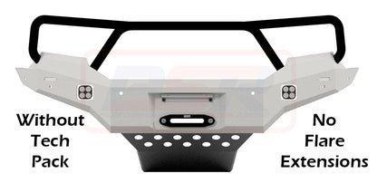 Ranger PX MK3 8/18-ON Ambush Customer Painted Triple Hoop Bar, Pre-Runner Infill (2" Body Lift), Splash Guards, Slimline Black Fairlead, Sensors