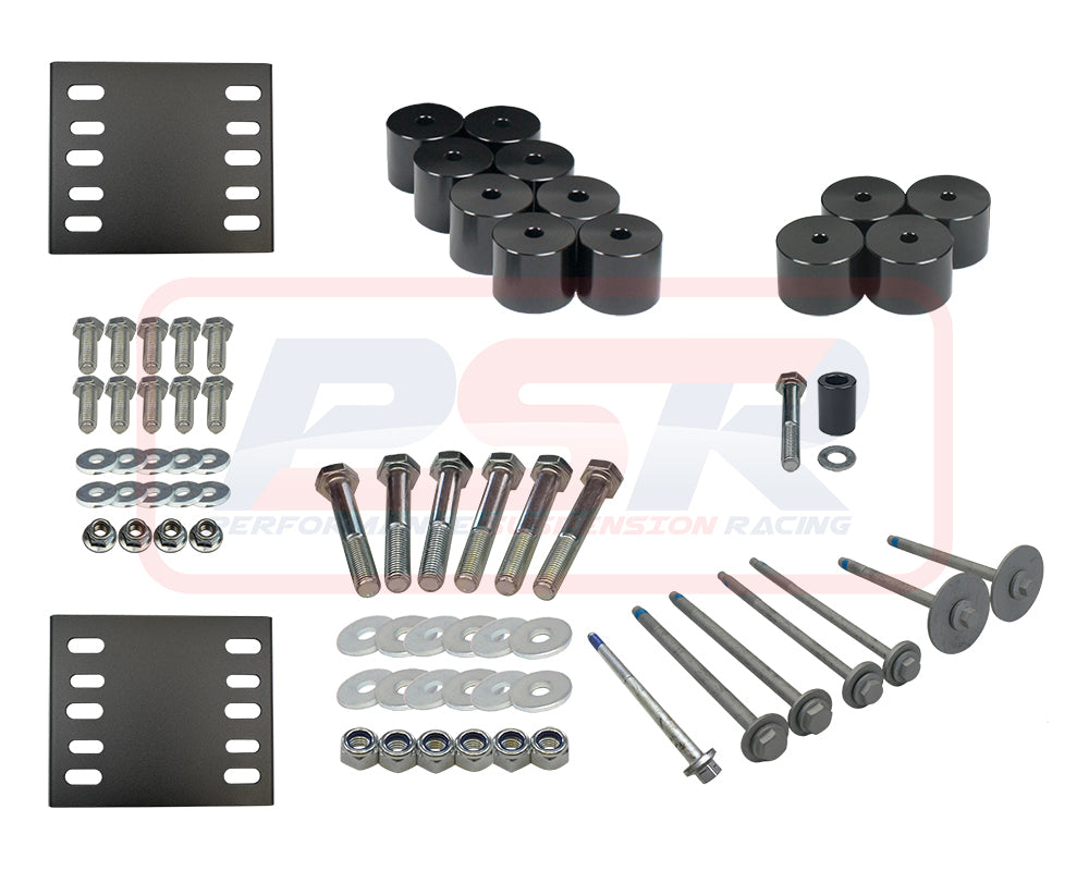 Ford Ranger Next Gen 2" Body Lift Kit (Dual/Extra Cab with Tray)