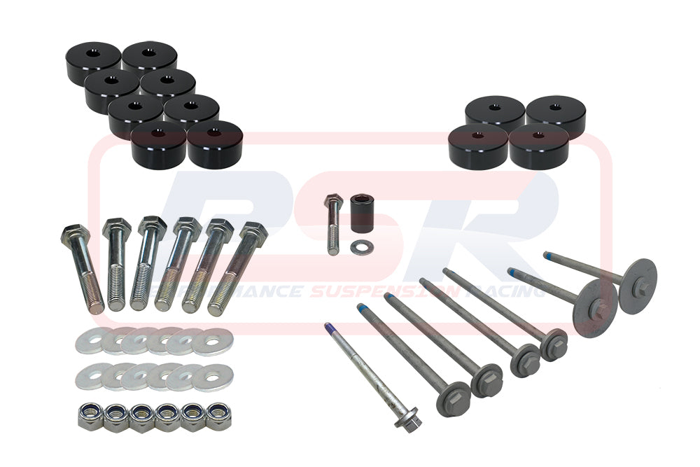 Ford Ranger Next Gen 1" Body Lift Kit (Dual/Extra Cab with Tray)