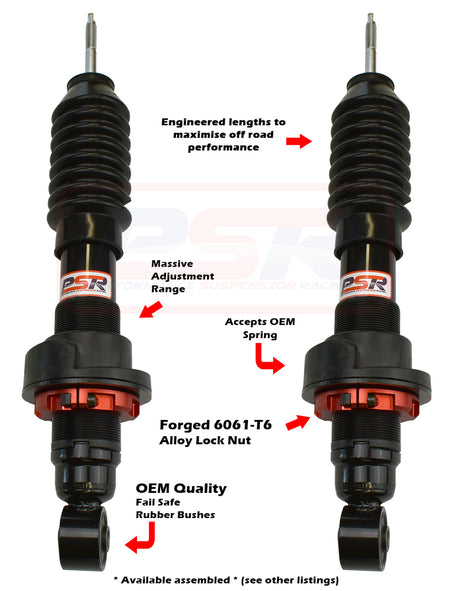 Nissan Navara D40 / NP300 / Pathfinder R51 PSR TTG Front 2-3" Adjustable Shock Absorber - PAIR