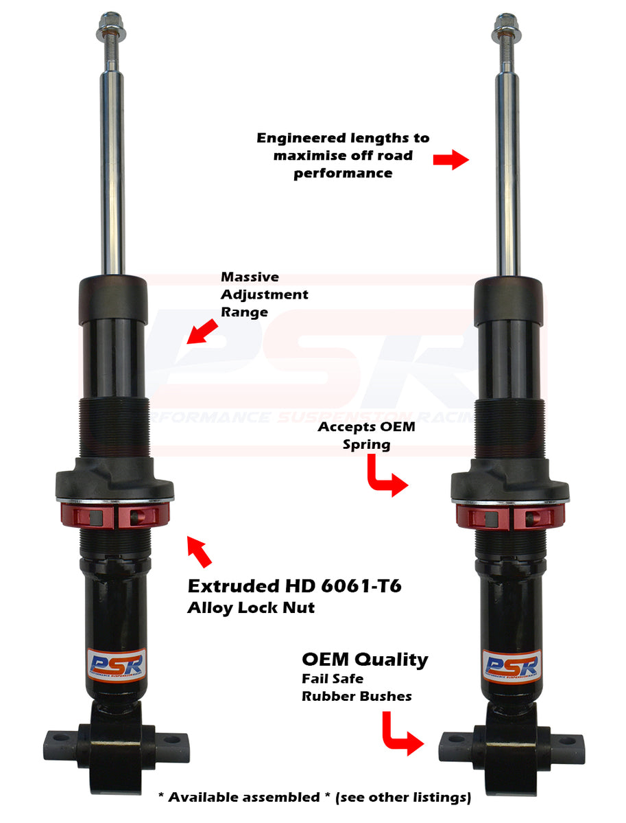 Ford Ranger Next Gen / Volkswagen Amarok NF 2023-On PSR TTG Front 2-4" Adjustable Shock Absorber - PAIR