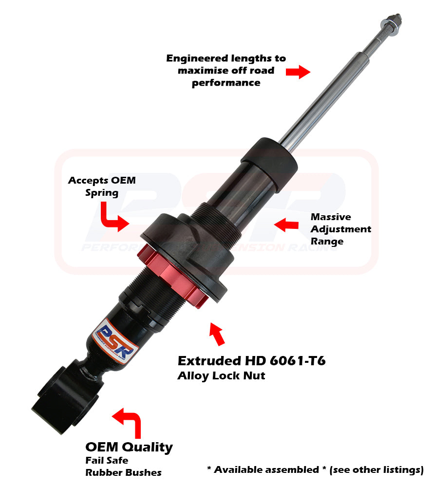 Ford Ranger PX MK3 08-18 On PSR TTG Front 2-4" Adjustable Shock Absorber (Also Suits MK2 Everest)