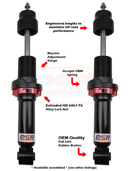 Mitsubishi Triton ML-MR PSR TTG Front 2-3" Adjustable Shock Absorber - PAIR
