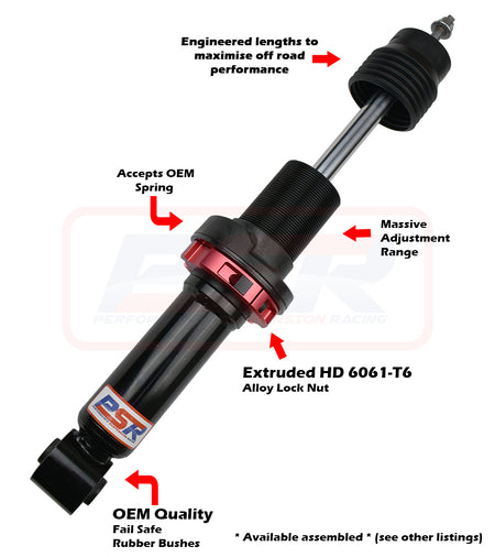 Mitsubishi Triton ML-MR PSR TTG Front 2-3" Adjustable Shock Absorber