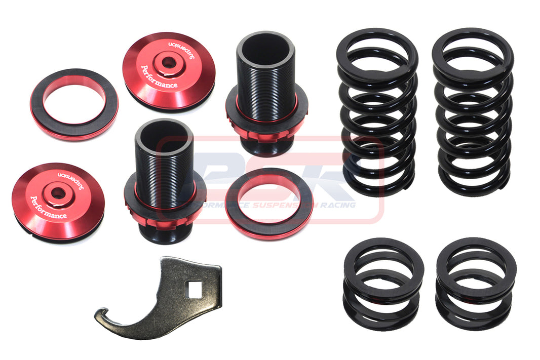 PSR 45mm ID Threaded Sleeve Kit (For making a strut into a coilover) - 10.5-240-4.5 (252lbs)