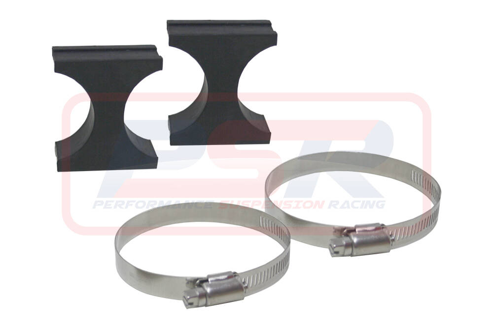 Remote Reservoir Piggyback Rubber Mount and Clamp (pack of 2 for 1 resi)