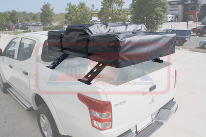 Roof Top Tent NON Tilt Mounting Rail System (Baja Rack Style) with 3/4 Height Wide Leg Set of 4