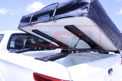 Roof Top Tent Complete Tilt System (Full kit, Baja Rack Style) with Roof Height (590mm) Leg Set of 4