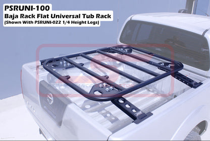 Baja Rack Flat Universal Tub Rack with Roof Height (590mm) Leg Set of 4